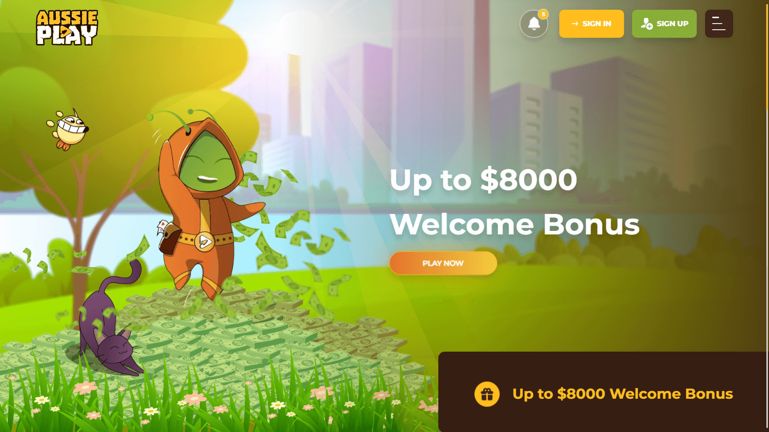 Aussie Play Casino screenshot